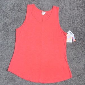 LuLaRoe salmon colored stretchy tank top 3XL NWT